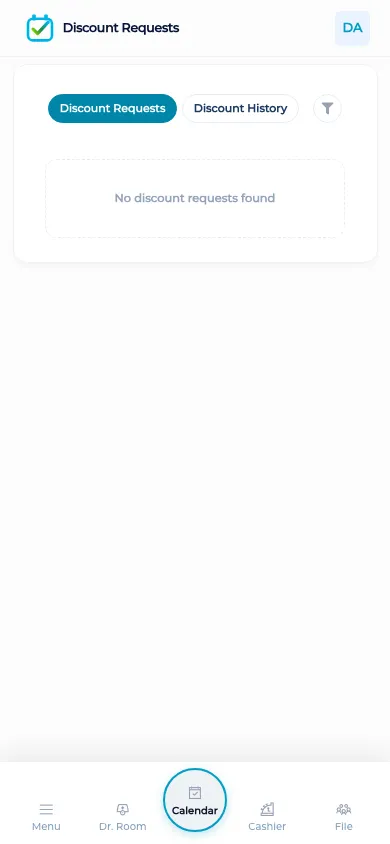 Discount requests on a phone