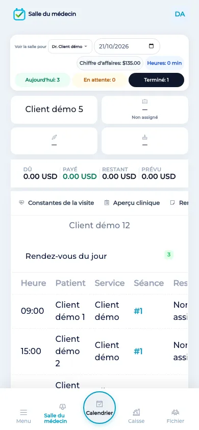 La salle BOC sur un téléphone