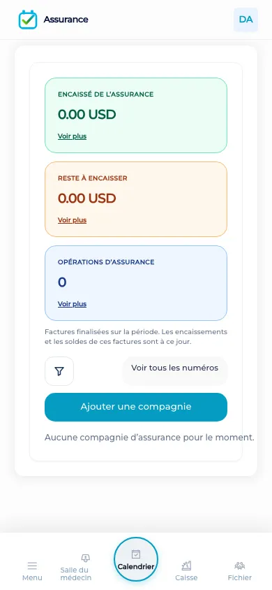 L’assurance sur un écran de téléphone BOC