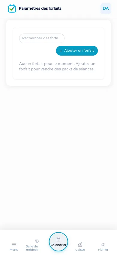 Forfaits BOC sur un téléphone